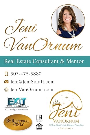 Jeni VanOrnum: Real Estate Consultant and Mentor by Jeni VanOrnum, book cover
